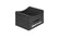 A black textured foam wheel block with MaxRamps white branding on the side on a white background.