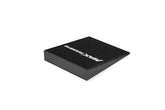 A black textured MAXRAMPS ramp with a white logo, shown at an angle on a plain white background.