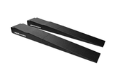 A black textured MAX RAMPS ramp with a white logo, shown at an angle on a plain white background.